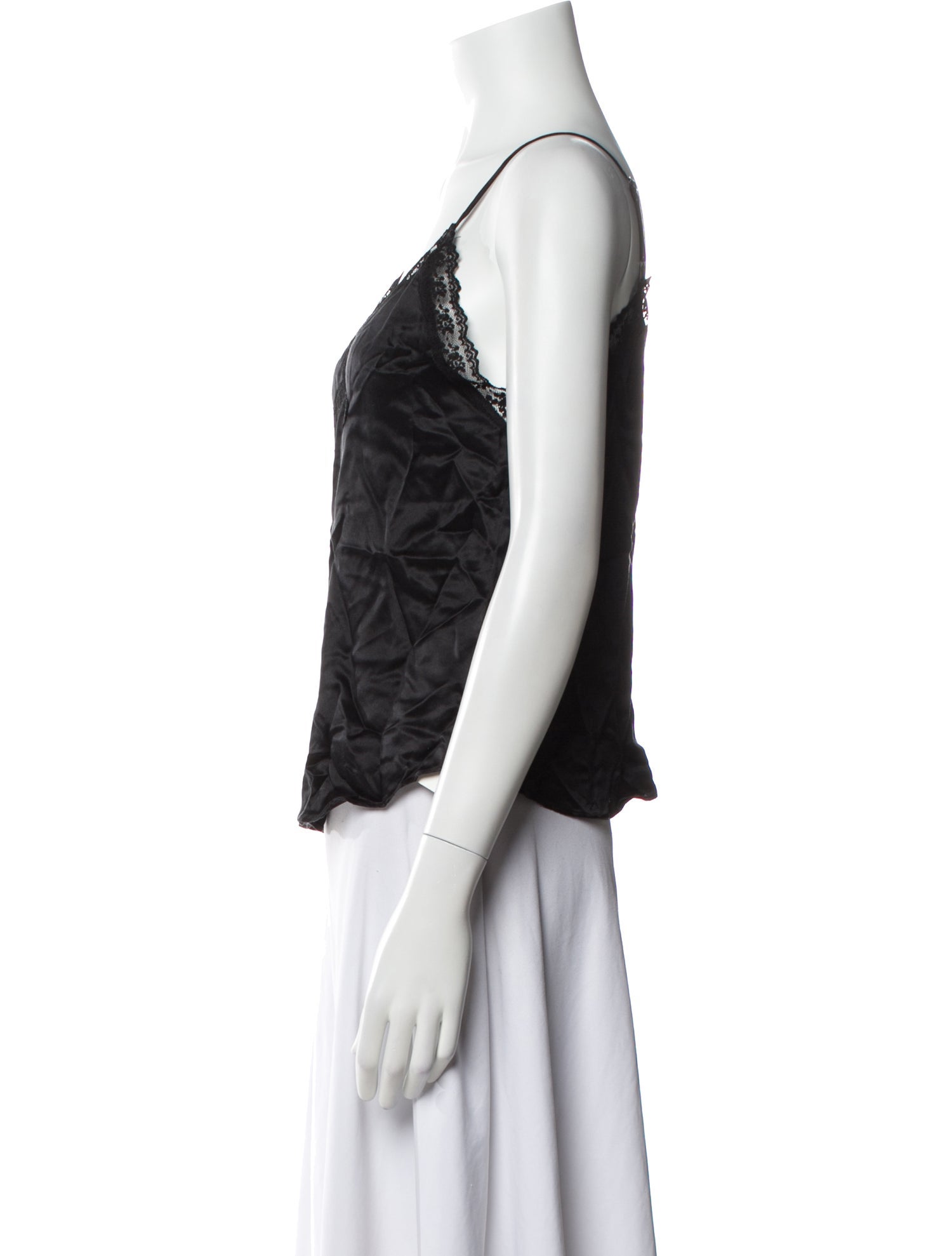 Reformation Silk V-Neck Top