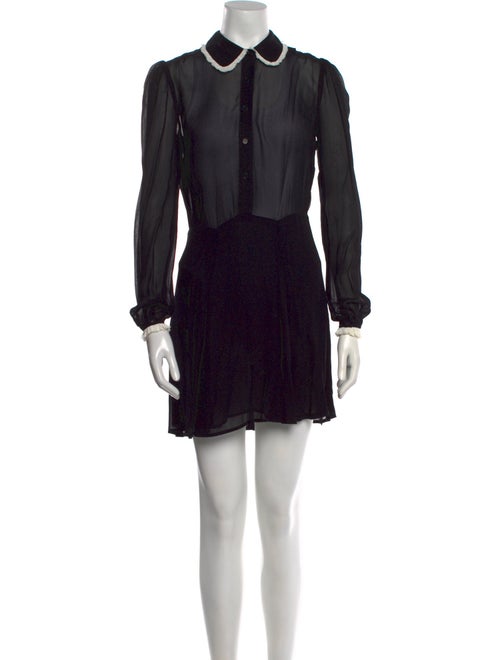 Reformation Lace Pattern Mini Dress