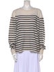 Reformation Cashmere Striped Sweater