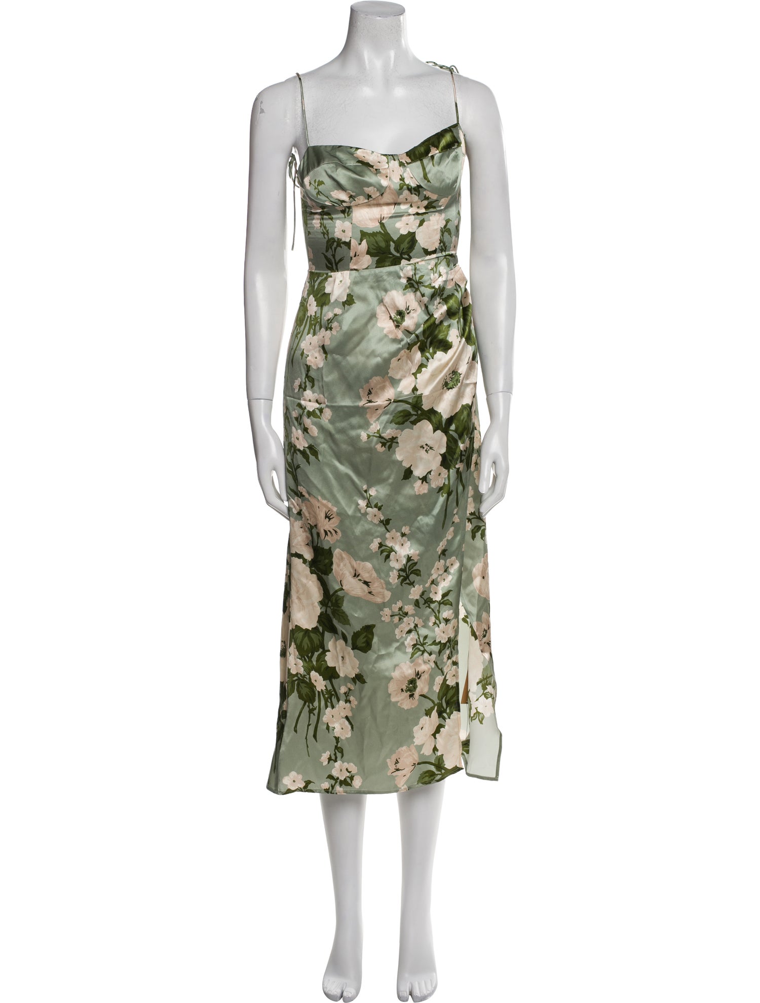 Reformation Silk Midi Length Dress w/ Tags