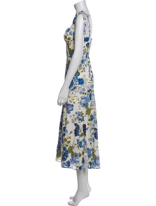 Reformation Floral Print Long Dress