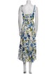 Reformation Floral Print Long Dress