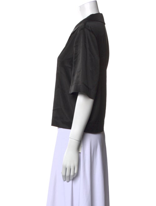 Reformation V-Neck Short Sleeve Crop Top