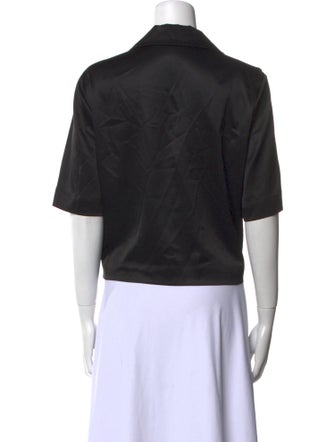 Reformation V-Neck Short Sleeve Crop Top