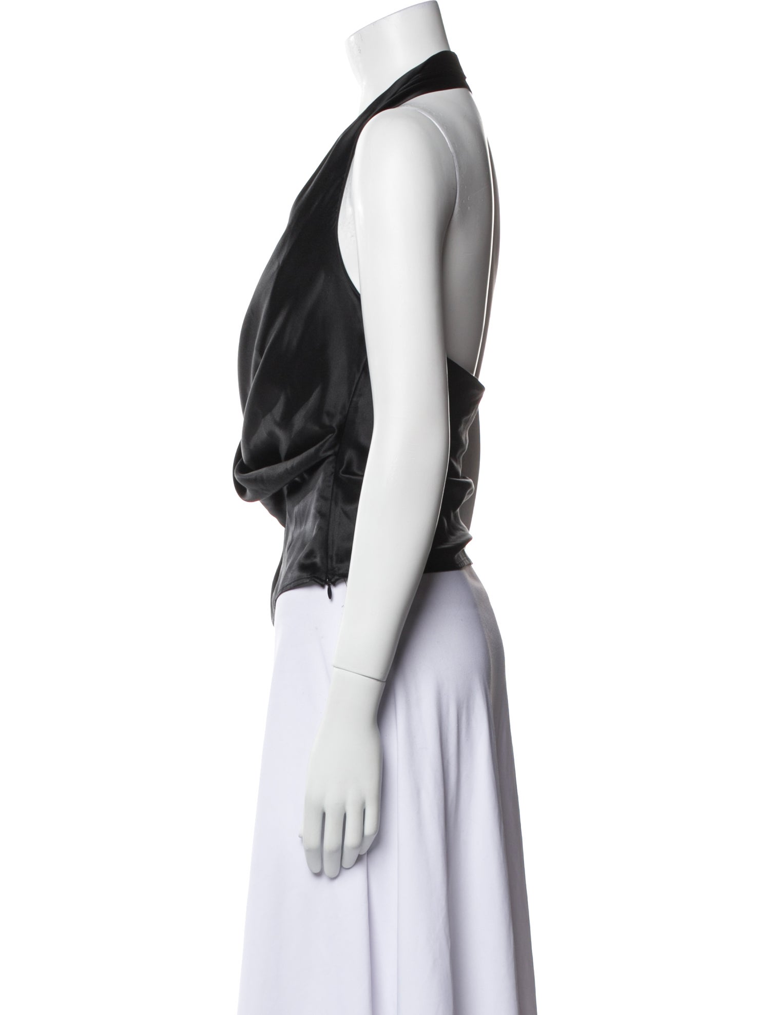 Reformation Silk Cowl Neck Top