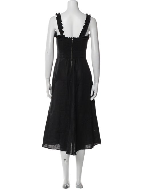Reformation Linen Midi Length Dress