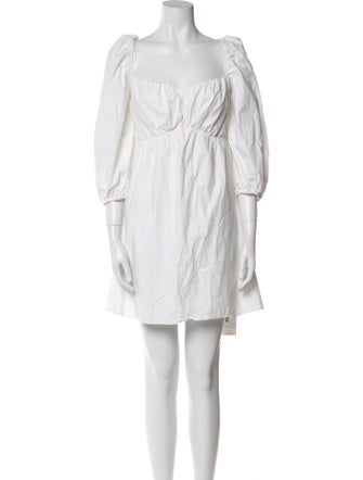 Reformation Square Neckline Mini Dress