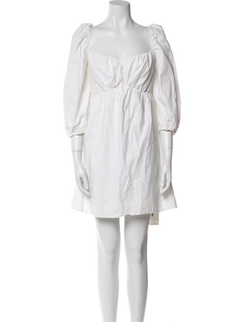 Reformation Square Neckline Mini Dress