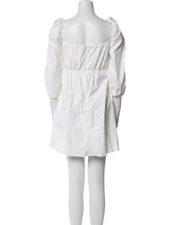 Reformation Square Neckline Mini Dress