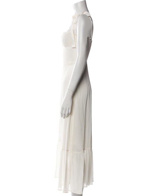 Reformation Square Neckline Midi Length Dress