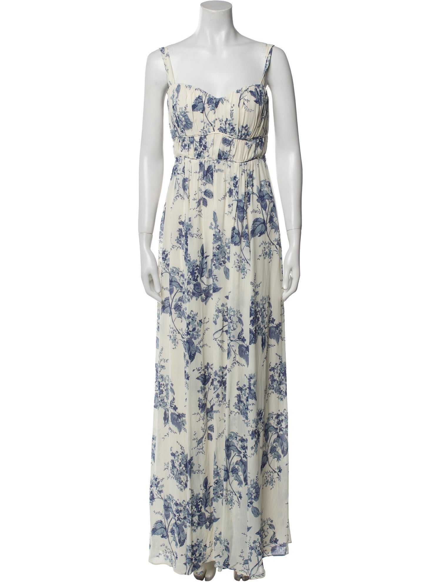 Reformation Floral Print Long Dress w/ Tags