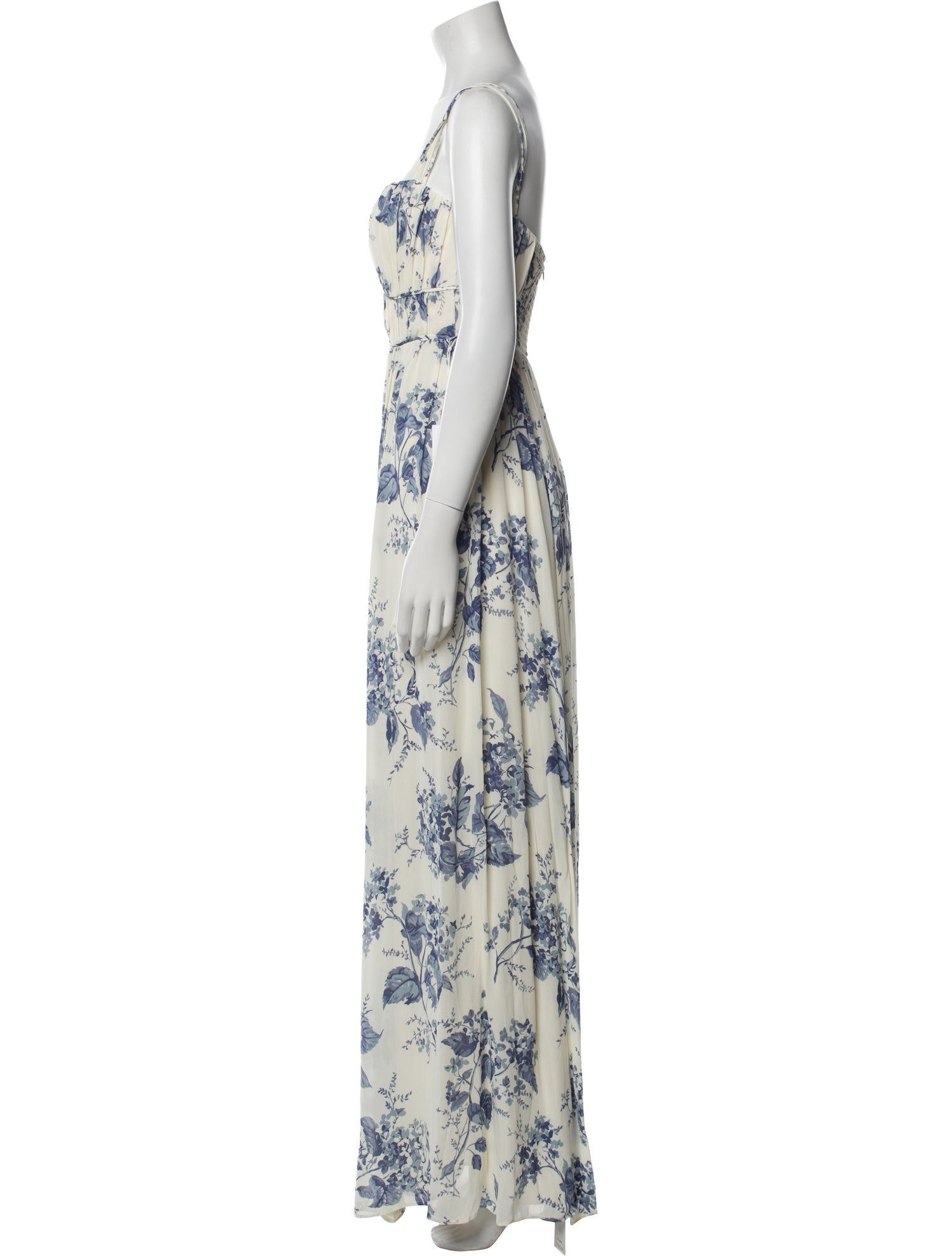 Reformation Floral Print Long Dress w/ Tags