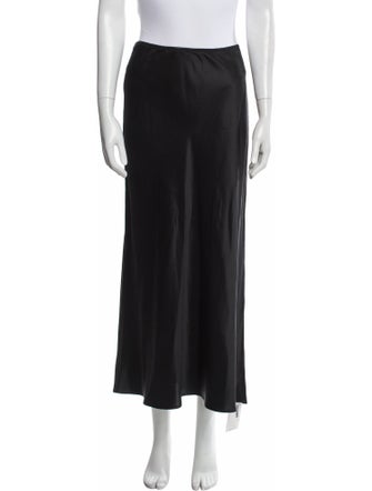 Reformation Silk Midi Length Skirt