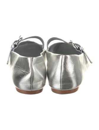 Reformation Leather Mary Jane Flats