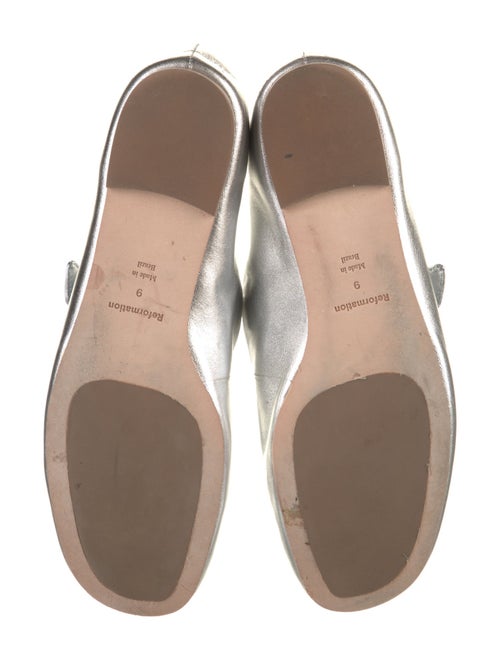 Reformation Leather Mary Jane Flats