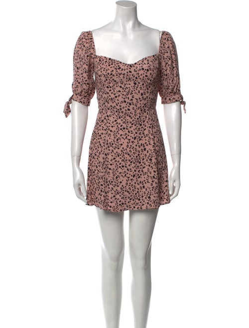 Reformation Printed Mini Dress