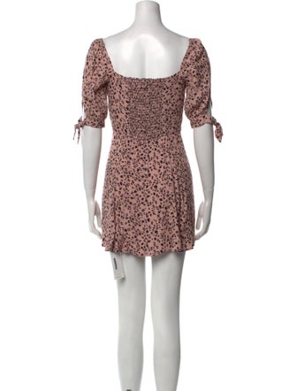 Reformation Printed Mini Dress