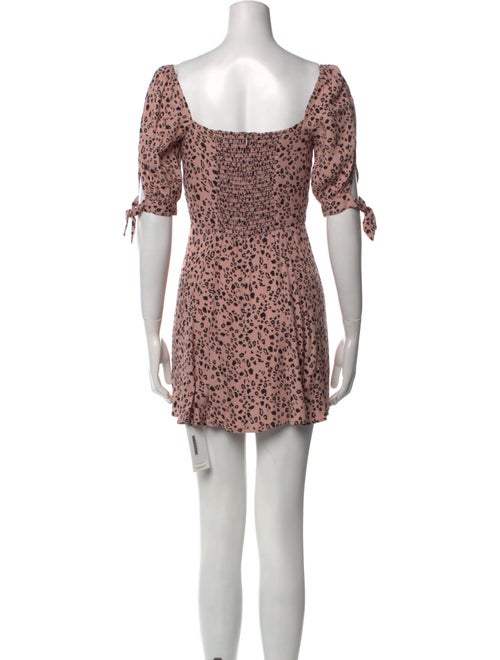 Reformation Printed Mini Dress