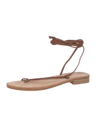Reformation Suede Gladiator Sandals