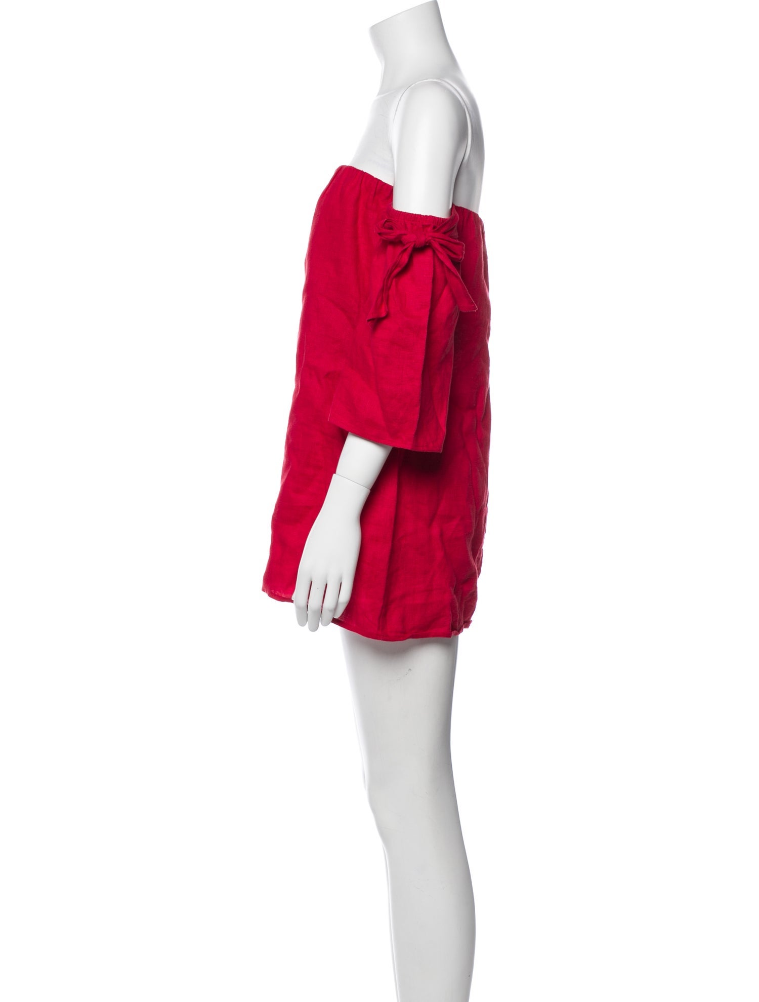 Reformation Off-The-Shoulder Mini Dress