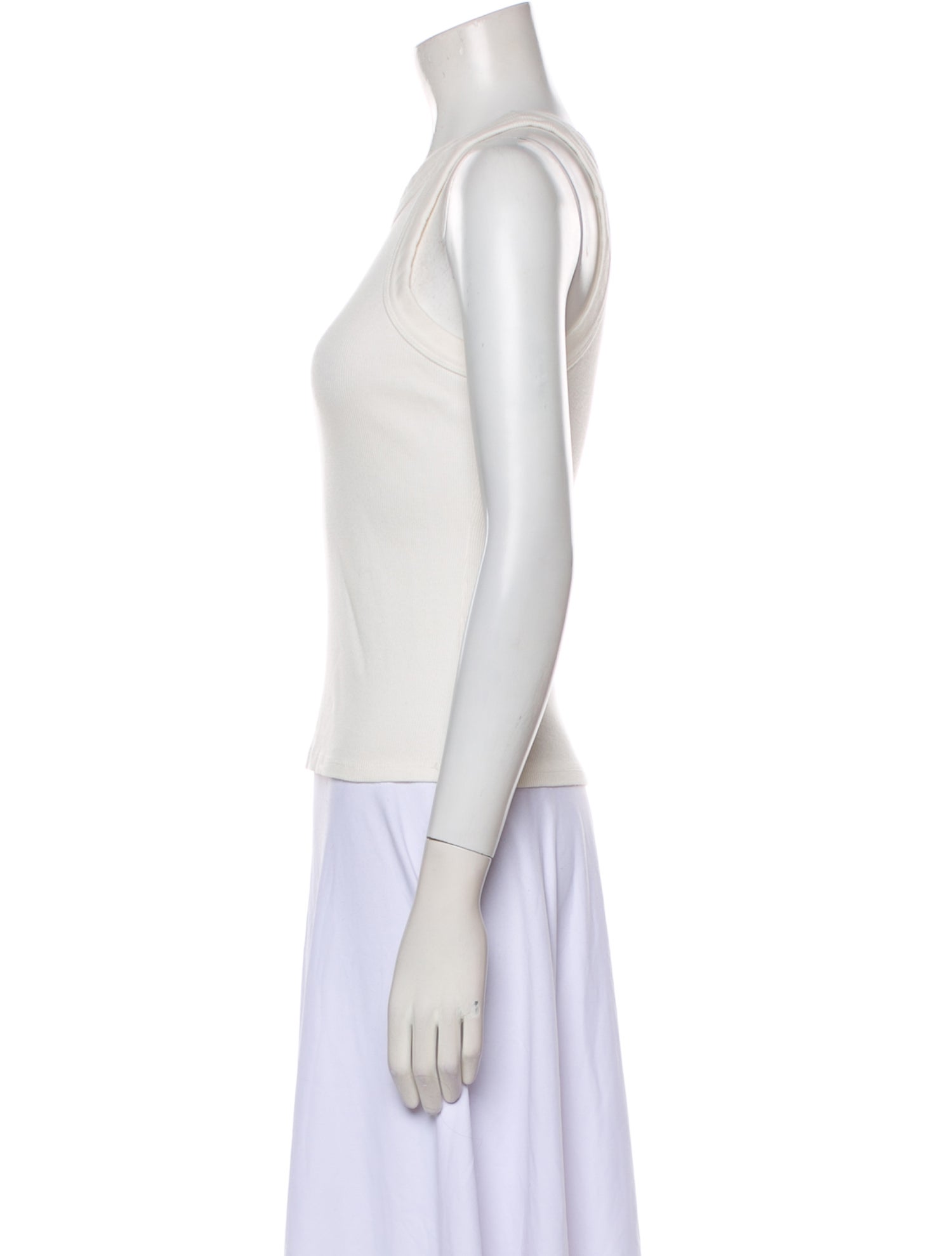 Reformation Crew Neck Sleeveless Top