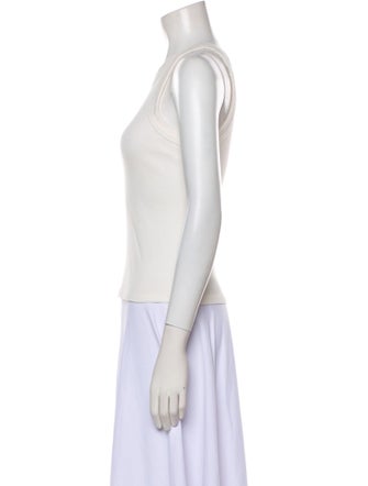 Reformation Crew Neck Sleeveless Top