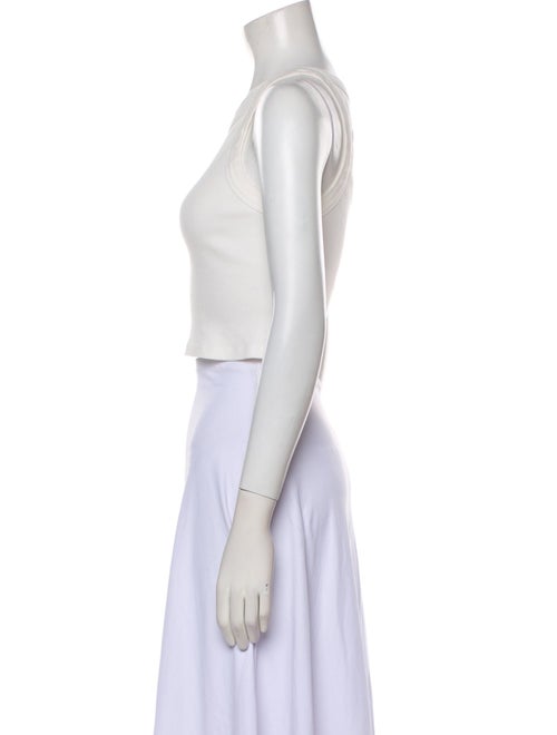 Reformation Crew Neck Sleeveless Crop Top