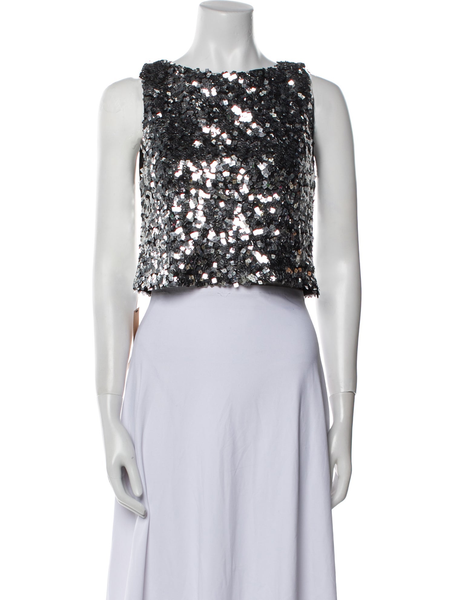 Reformation Bateau Neckline Sleeveless Crop Top w/ Tags