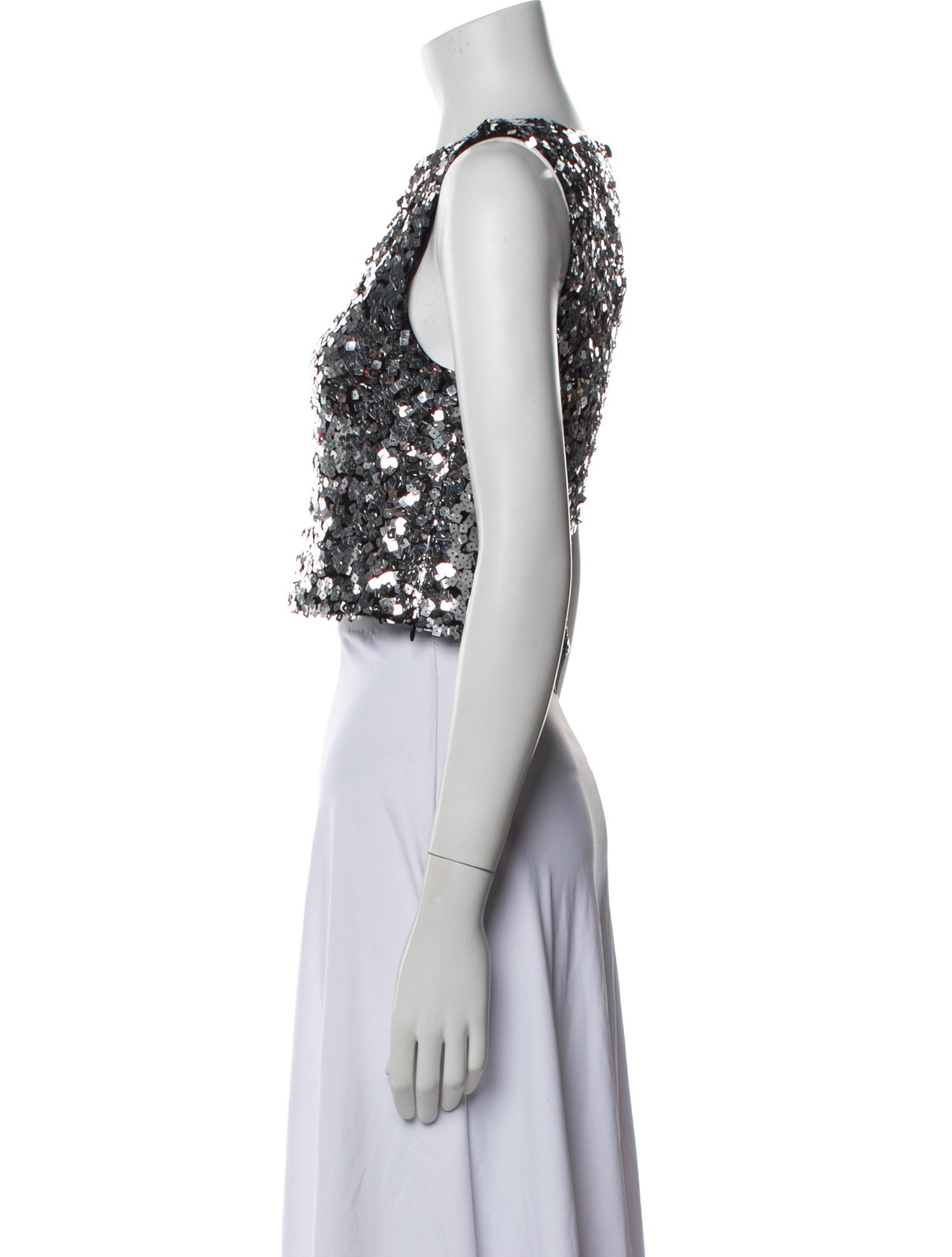 Reformation Bateau Neckline Sleeveless Crop Top w/ Tags