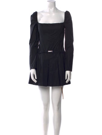 Reformation Square Neckline Mini Dress