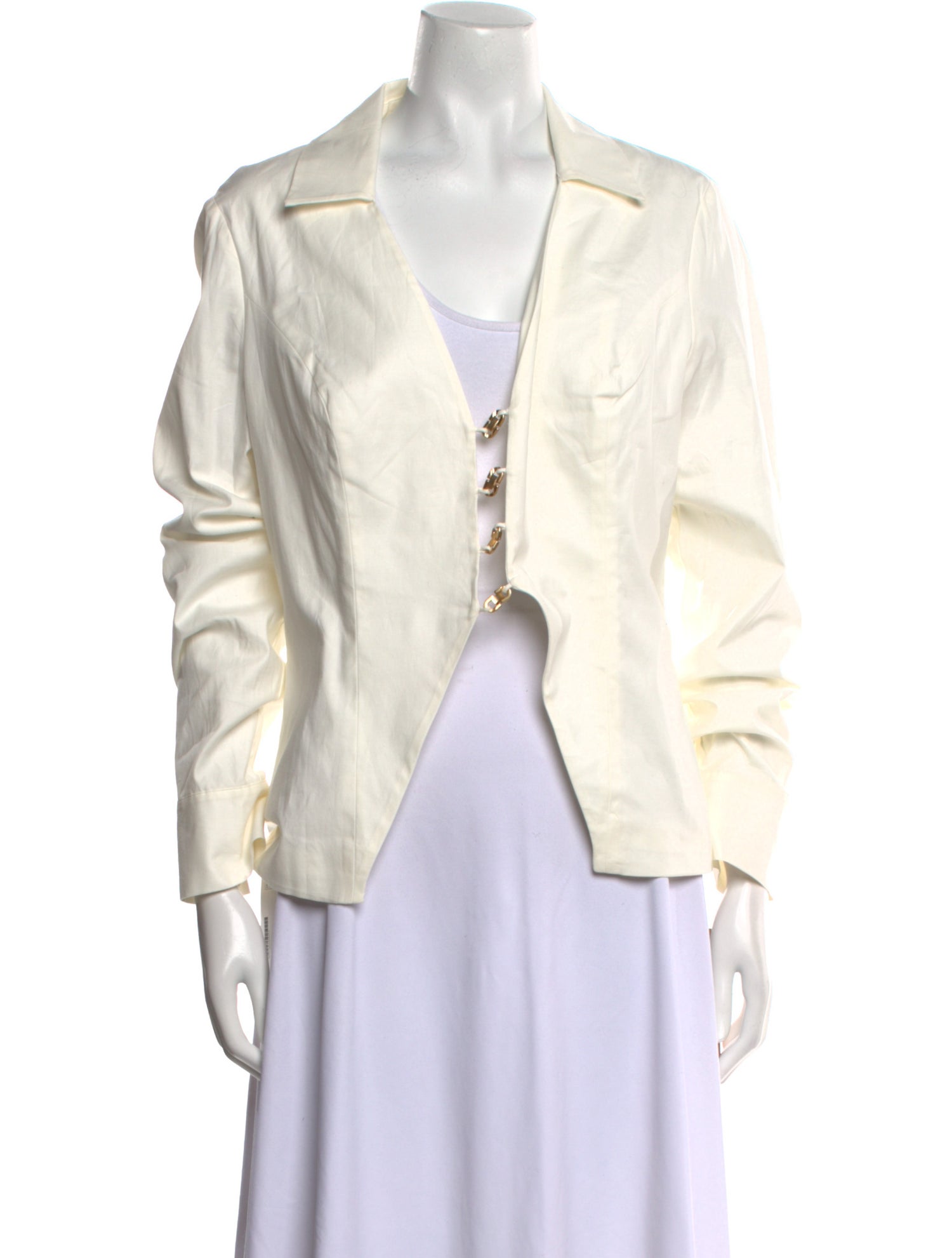 Reformation V-Neck Long Sleeve Polo