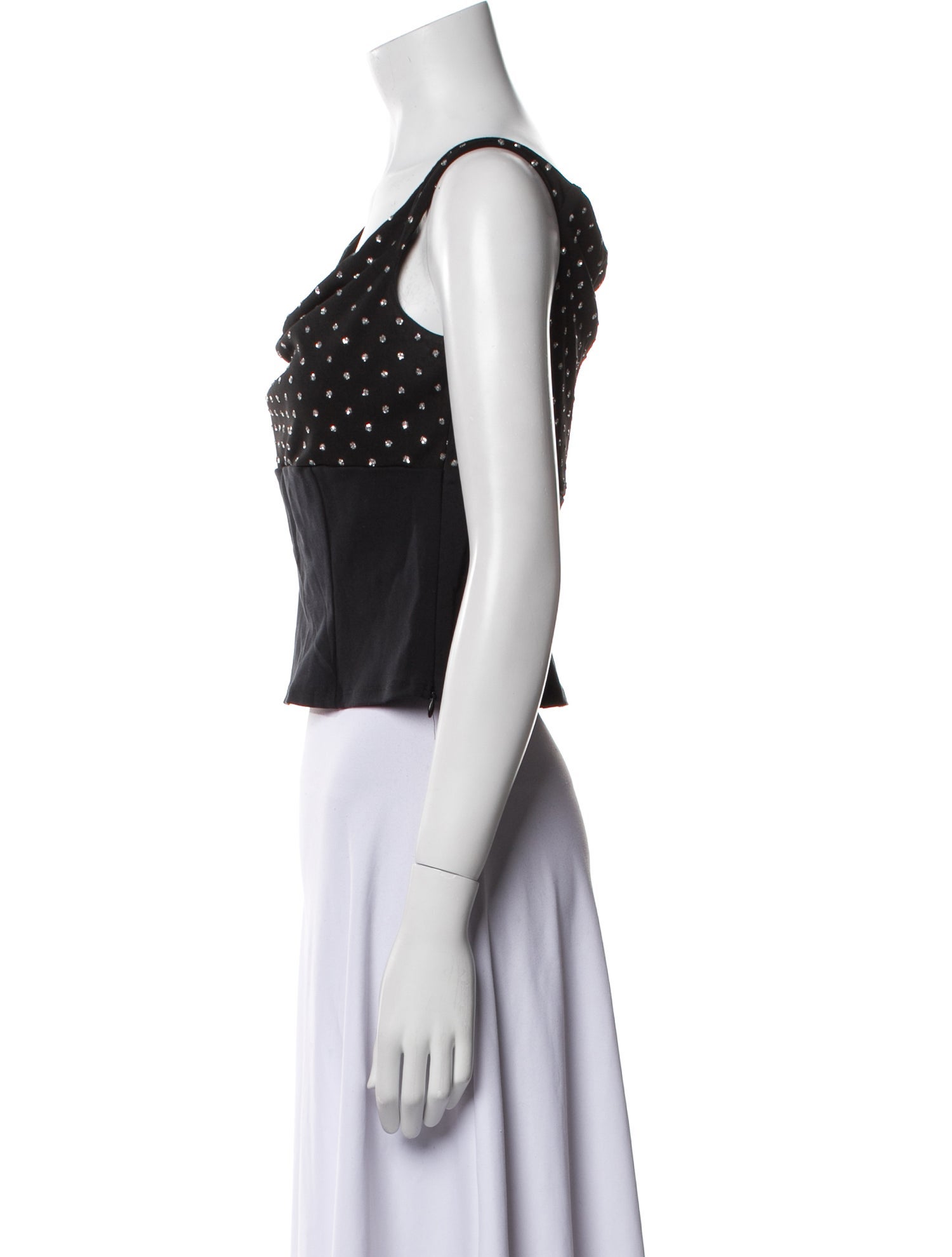 Reformation Scoop Neck Sleeveless Crop Top