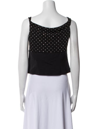 Reformation Scoop Neck Sleeveless Crop Top