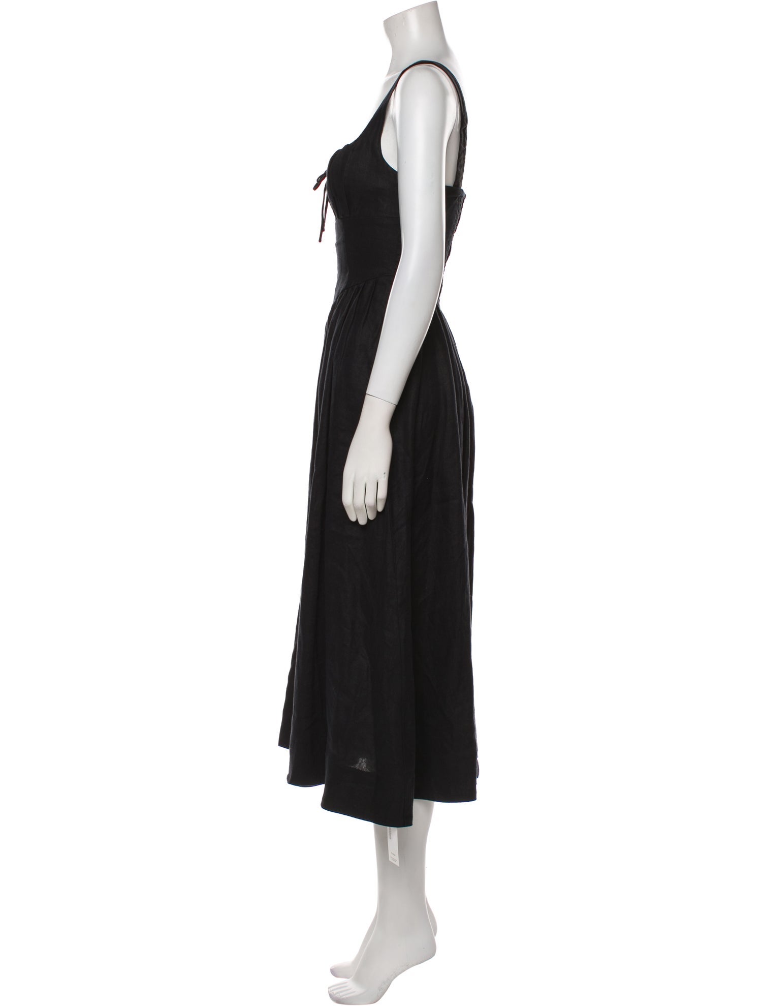 Reformation Linen Midi Length Dress