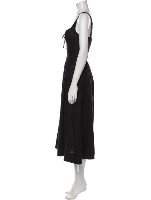 Reformation Linen Midi Length Dress