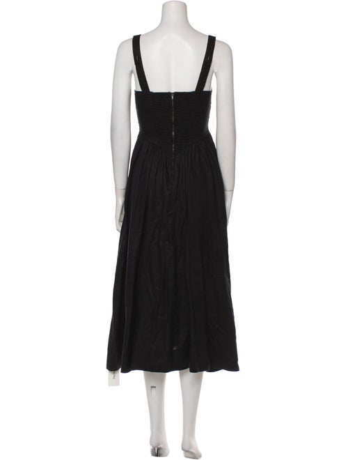Reformation Linen Midi Length Dress