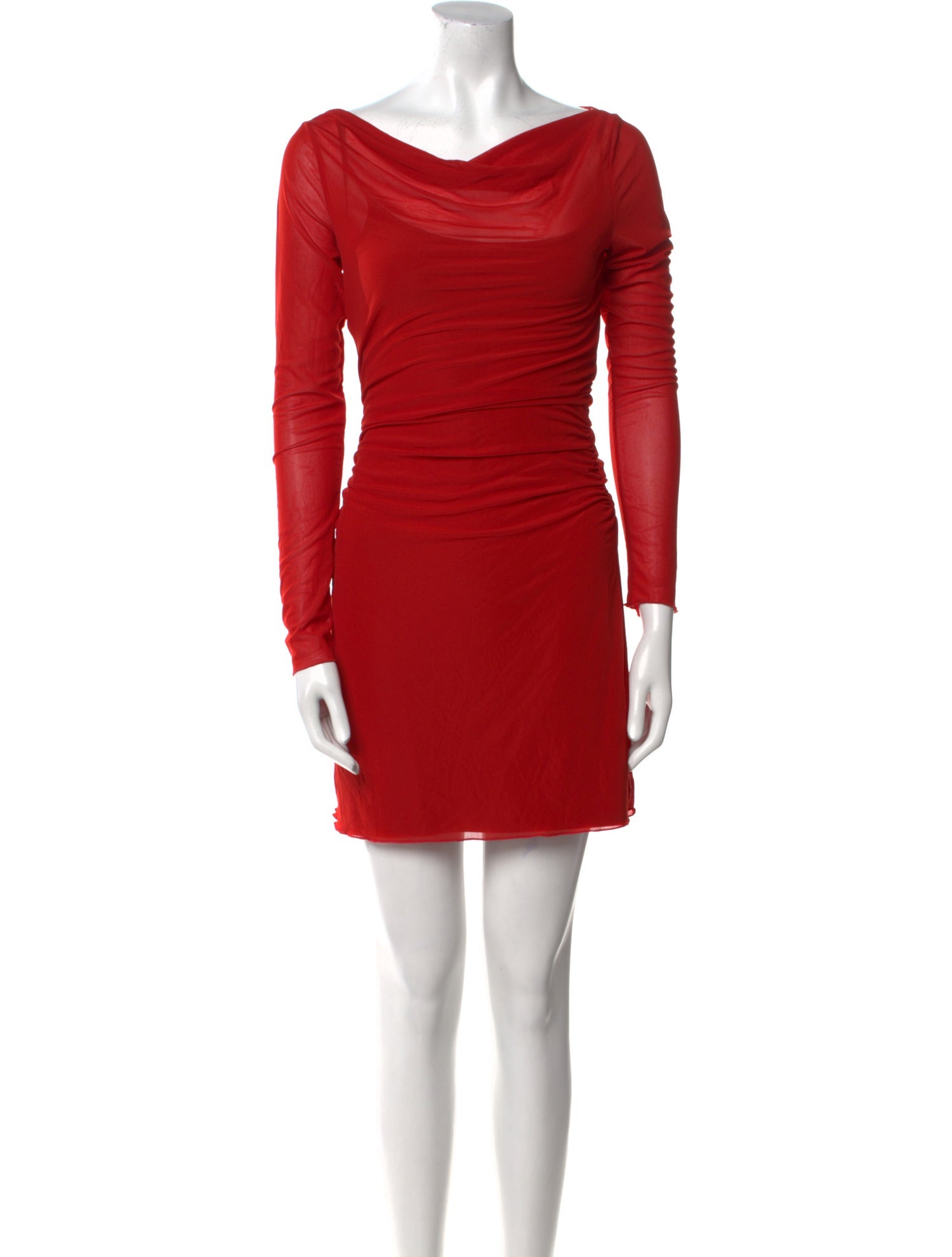 Reformation Cowl Neck Mini Dress