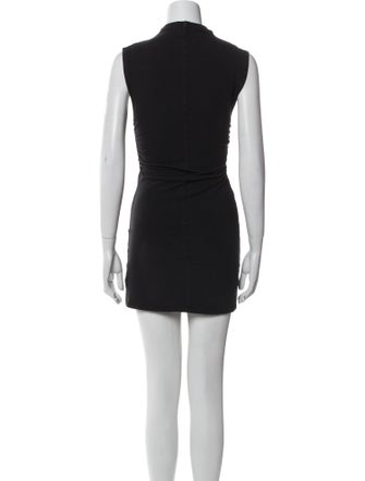 Reformation Mock Neck Mini Dress