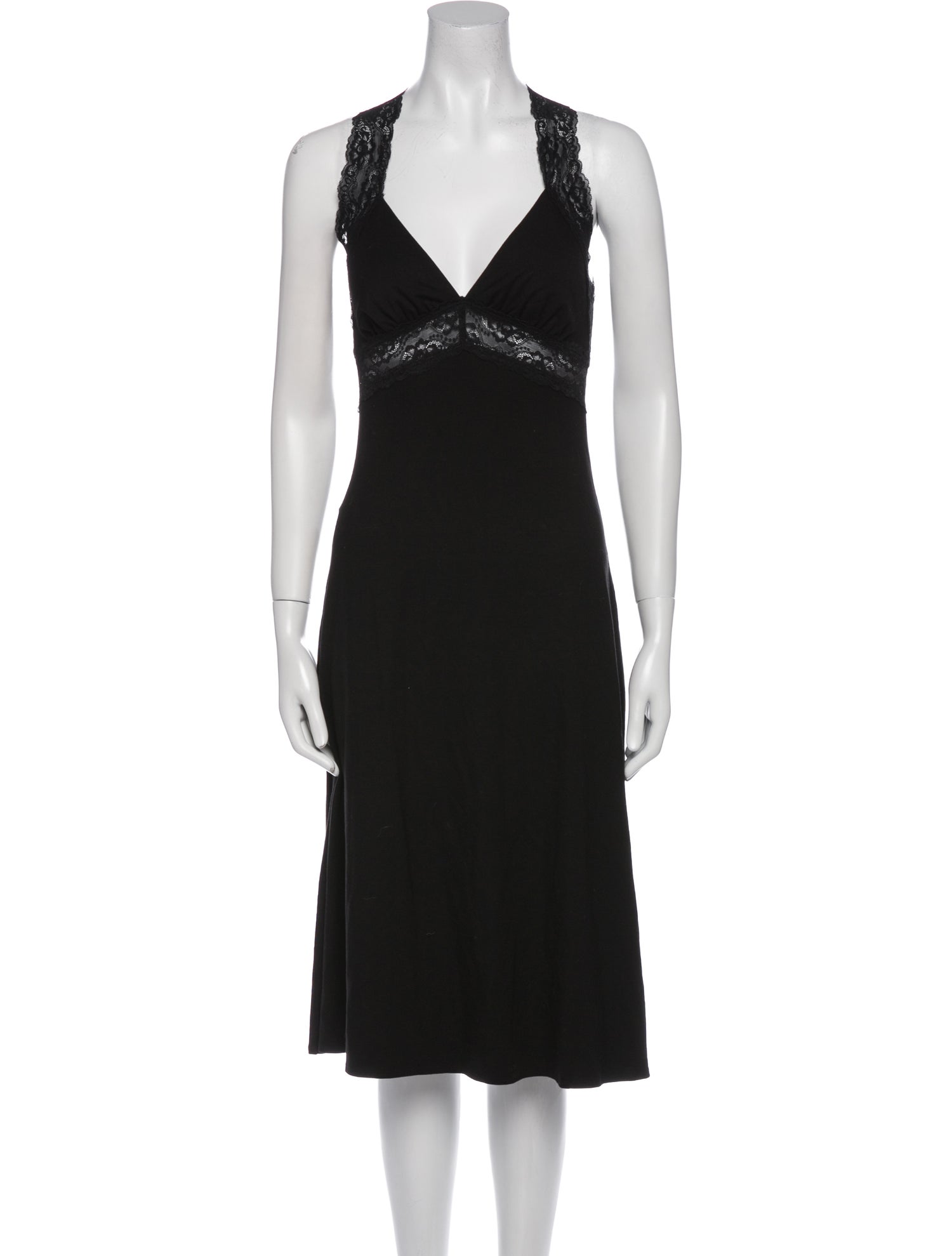 Reformation V-Neck Midi Length Dress