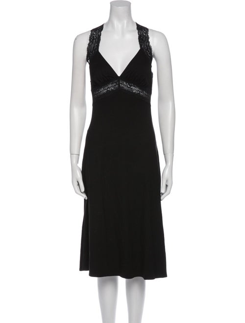 Reformation V-Neck Midi Length Dress