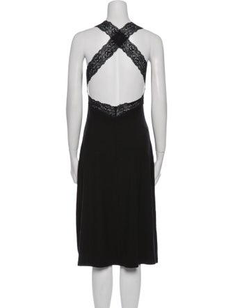 Reformation V-Neck Midi Length Dress