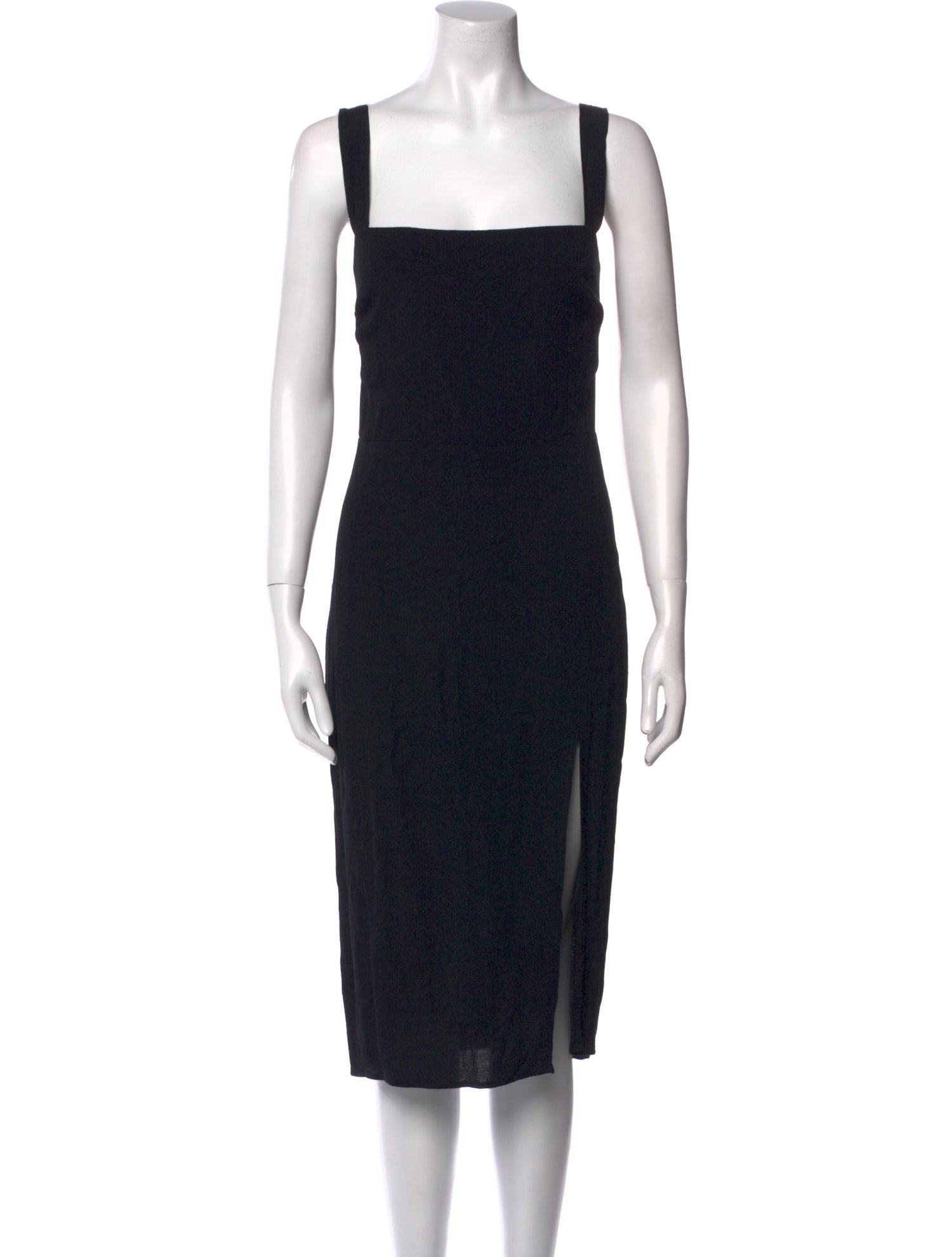 Reformation Square Neckline Midi Length Dress