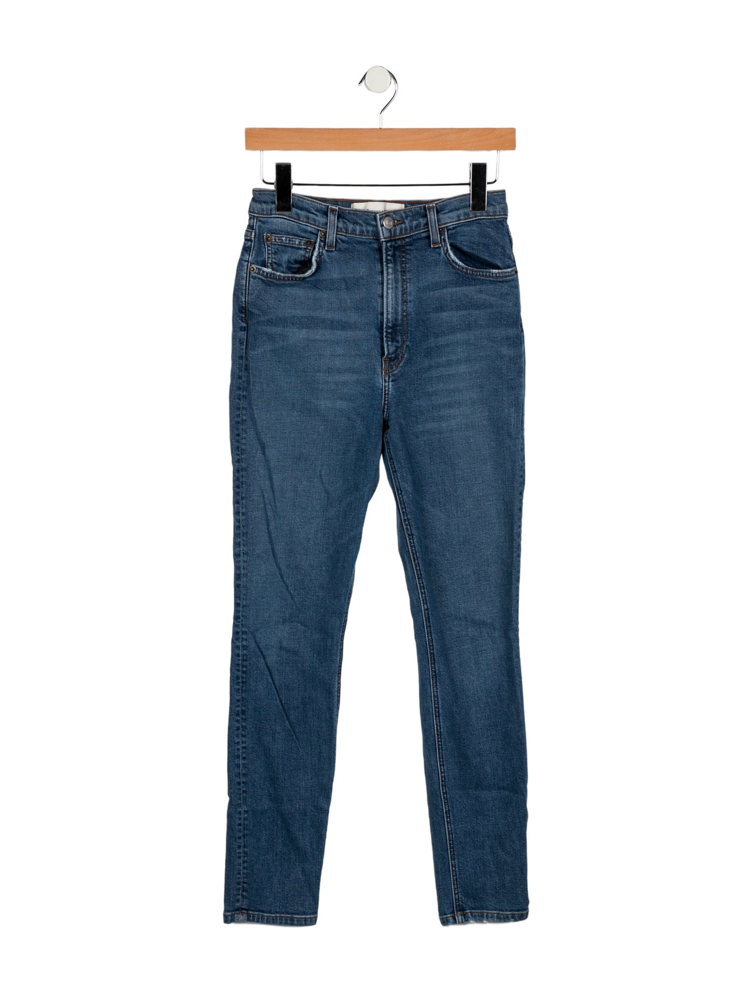 Reformation Mid-Rise Skinny Leg Jeans