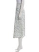 Reformation Floral Print Midi Length Skirt