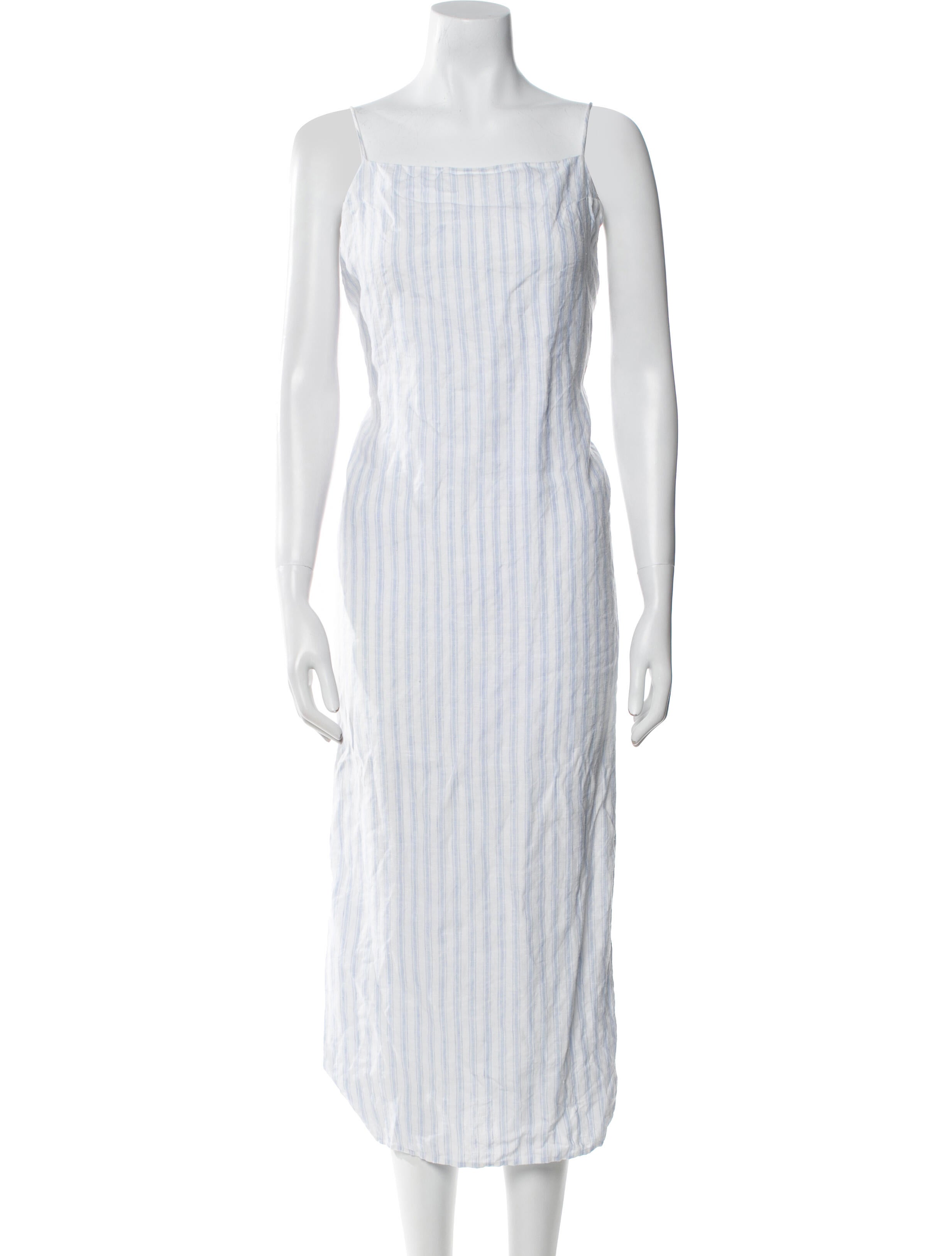 Reformation Linen Midi Length Dress