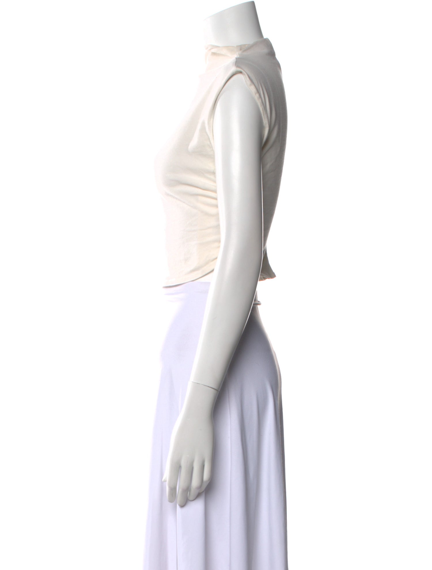 Reformation Cowl Neck Sleeveless Crop Top