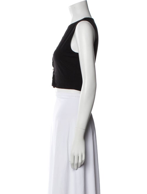Reformation Crew Neck Sleeveless Crop Top