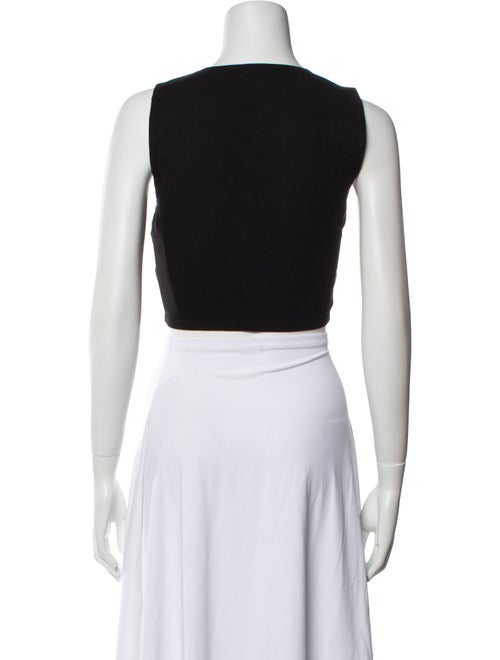 Reformation Crew Neck Sleeveless Crop Top