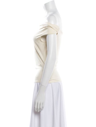 Reformation Off-The-Shoulder Short Sleeve Top