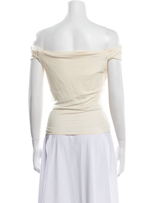 Reformation Off-The-Shoulder Short Sleeve Top